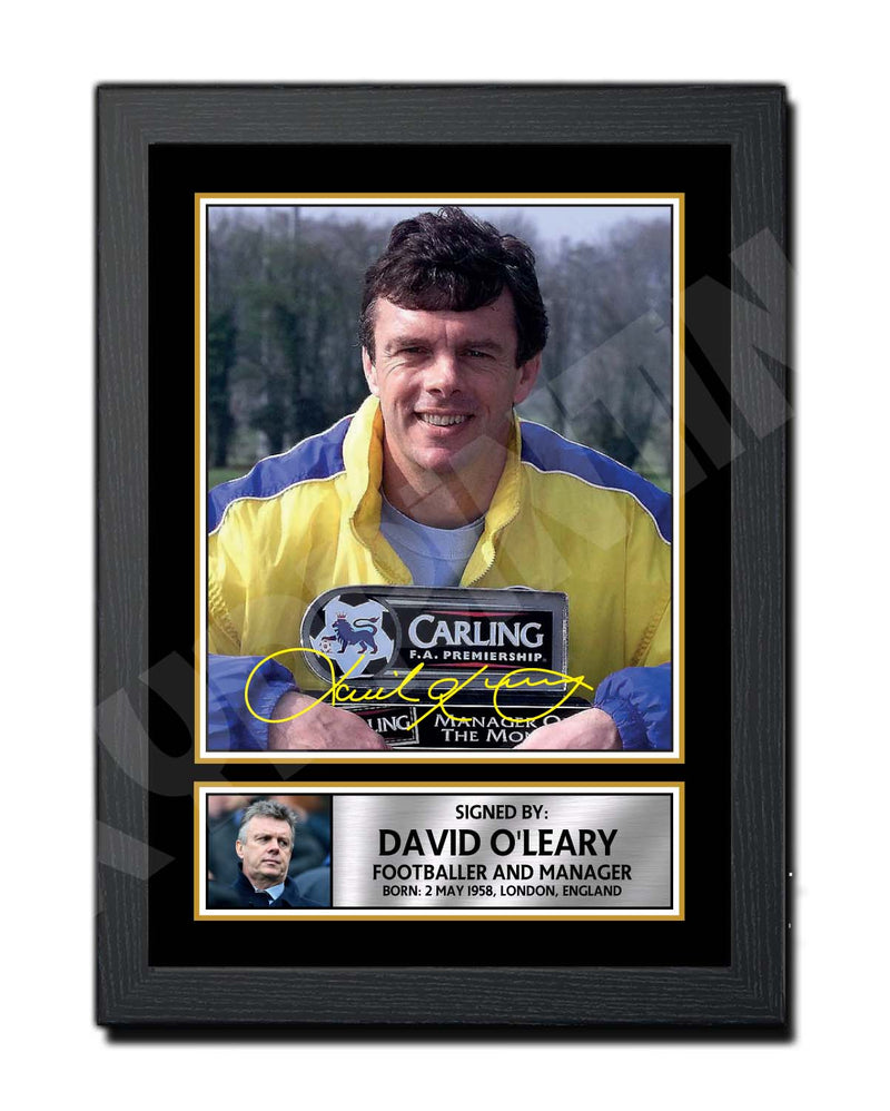 DAVID O_LEARY Limited Edition Football Player Signed Print - Football