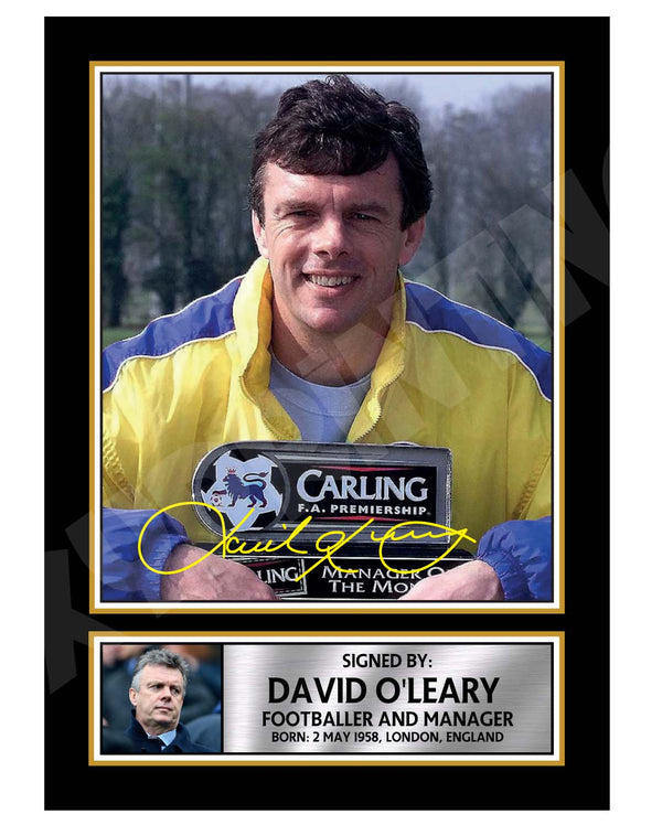 DAVID O_LEARY Football Player Printed Signature Print