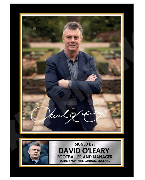 DAVID O_LEARY 2 Football Player Printed Signature Print