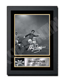 DAVID SADLER 2 Limited Edition Football Player Signed Print - Football
