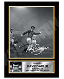 DAVID SADLER 2 Limited Edition Football Player Signed Print - Football