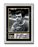 DAVID SADLER (1) Limited Edition Football Player Signed Print - Football