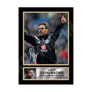 DAVID WAGNER 2 Limited Edition Football Player Signed Print - Football