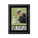 DAVIS LOVE III Limited Edition Golfer Signed Print - Golf