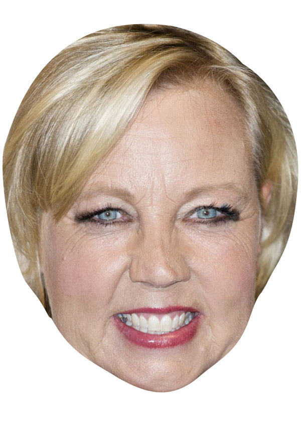 DEBORAH MEADEN JB - Dragons' Den Fancy Dress Cardboard Celebrity Party Face Mask