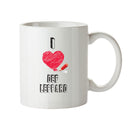 I Love DEF LEPPARD Celebrity Mug
