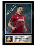 DEJAN LOVREN 1 Limited Edition Football Player Signed Print - Football