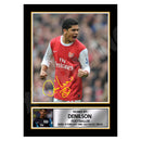 DENILSON PERSONALLy Limited Edition Football Player Signed Print - Football