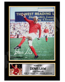 DENIS LAW (1) Limited Edition Football Player Signed Print - Football