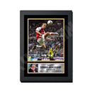 DENNIS BERGKAMP 2 Limited Edition Football Player Signed Print - Football