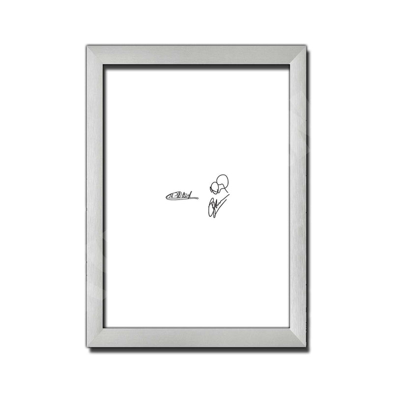 DENNIS BERGKAMP THIERRY HENRY IAN WRIGHT Limited Edition Football Player Signed Print - Football
