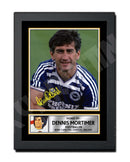 DENNIS MORTIMER 2 Limited Edition Football Player Signed Print - Football