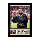 DEREK McINNES 2 Limited Edition Football Player Signed Print - Football