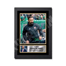 DEREK McINNES (1) Limited Edition Football Player Signed Print - Football