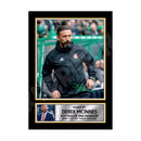 DEREK McINNES (1) Limited Edition Football Player Signed Print - Football