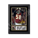 DERRICK THOMAS (1) Limited Edition Football Signed Print - American Footballer
