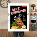 DESSERT COMMANDER Retro GAME INSPIRED THEME Nintendo NES Gaming A4 A3 A2 Or A1 Poster Art 110