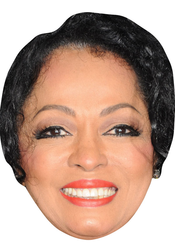 DIANA ROSS JB - Music Star Fancy Dress Cardboard Celebrity Party Face Mask