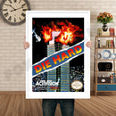 DIE HARD NES Retro GAME INSPIRED THEME Nintendo NES Gaming A4 A3 A2 Or A1 Poster Art 113