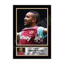 DIMITRI PAYET 2 Limited Edition Football Player Signed Print - Football