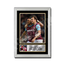 DIMITRI PAYET _ MARK NOBLE 2 Limited Edition Football Player Signed Print - Football