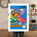 DINO RIKI Retro GAME INSPIRED THEME Nintendo NES Gaming A4 A3 A2 Or A1 Poster Art 114