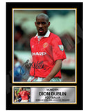 DION DUBLIN 2 Limited Edition Football Player Signed Print - Football