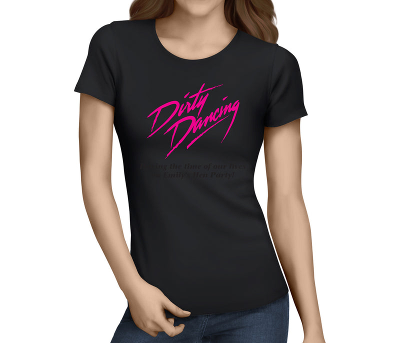 Dirty Dancing Colour Custom Hen T-Shirt - Any Name - Party Tee