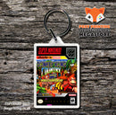 DKC Blockbuster World Championships Game Inspired Retro Gaming Keyring