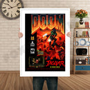 DOOM JAGUAR CD Retro GAME INSPIRED THEME Nintendo NES Gaming A4 A3 A2 Or A1 Poster Art 115