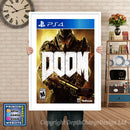 DOOM PS4 GAME INSPIRED THEME PS4 GAME INSPIRED THEME Retro Gaming Poster A4 A3 A2 Or A1