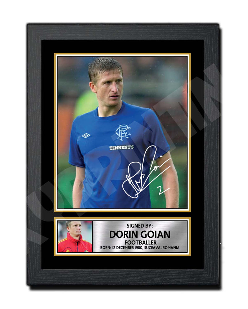 DORIN GOIAN Limited Edition Football Player Signed Print - Football