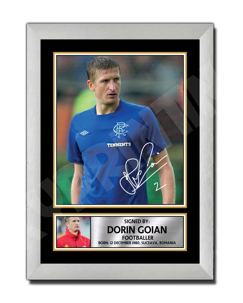 DORIN GOIAN Limited Edition Football Player Signed Print - Football
