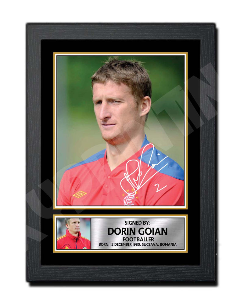 DORIN GOIAN 2 Limited Edition Football Player Signed Print - Football
