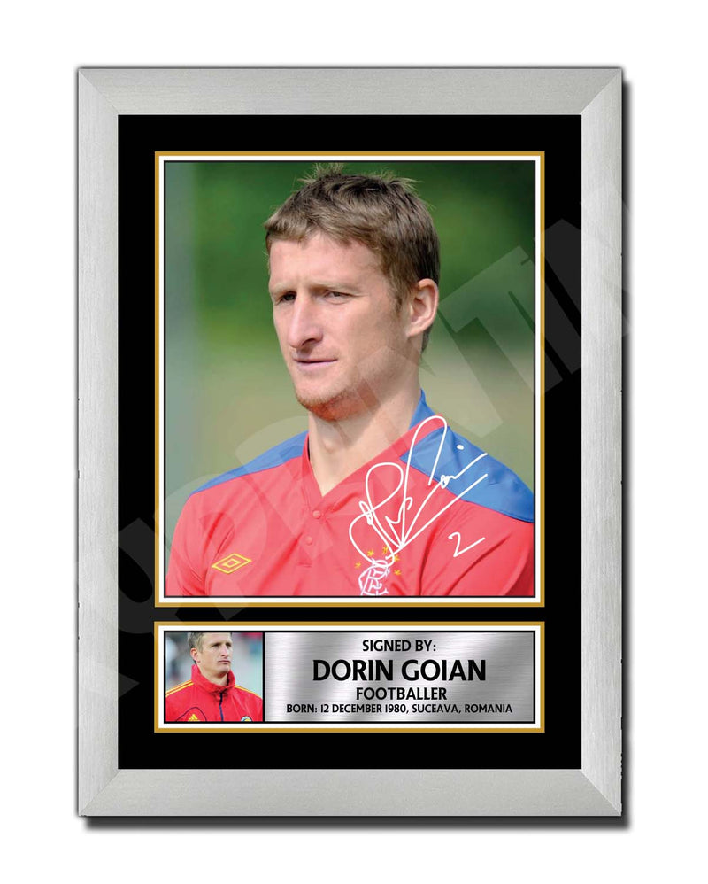 DORIN GOIAN 2 Limited Edition Football Player Signed Print - Football