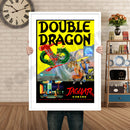 DOUBLE DRAGON 5 JAGUAR CD Retro GAME INSPIRED THEME Nintendo NES Gaming A4 A3 A2 Or A1 Poster Art 116
