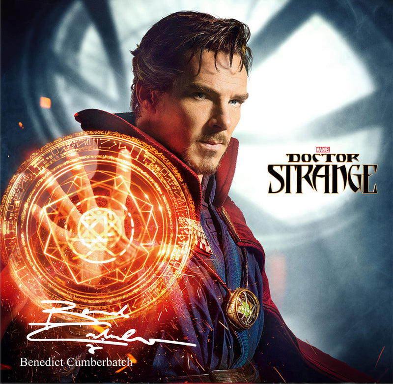 Dr Strange Signed Lego Display Case - Minifigure Display Background and Frames