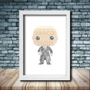 Personalised Draco Word Art Poster Print - Inspired By Pop Figures