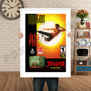 DRAGON BRUCE LEE STORY JAGUAR CD Retro GAME INSPIRED THEME Nintendo NES Gaming A4 A3 A2 Or A1 Poster Art 117