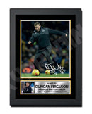 DUNCAN FERGUSON 2 Limited Edition Football Player Signed Print - Football