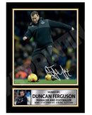 DUNCAN FERGUSON 2 Limited Edition Football Player Signed Print - Football