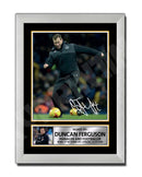 DUNCAN FERGUSON 2 Limited Edition Football Player Signed Print - Football