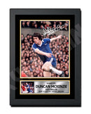 DUNCAN MCKENZIE Limited Edition Football Player Signed Print - Football