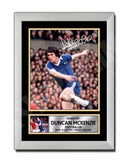 DUNCAN MCKENZIE Limited Edition Football Player Signed Print - Football