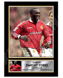 DWIGHT YORKE 2 Limited Edition Football Player Signed Print - Football