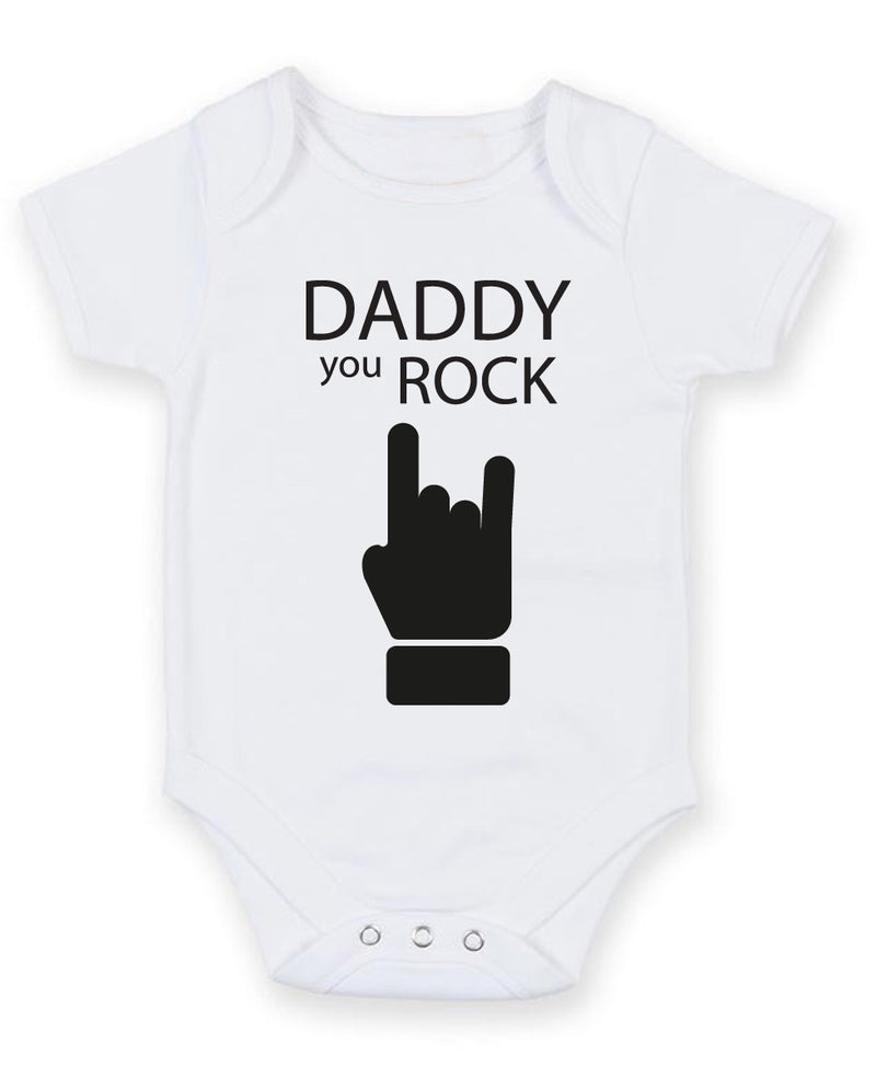 Daddy You Rock Baby Grow Bodysuit