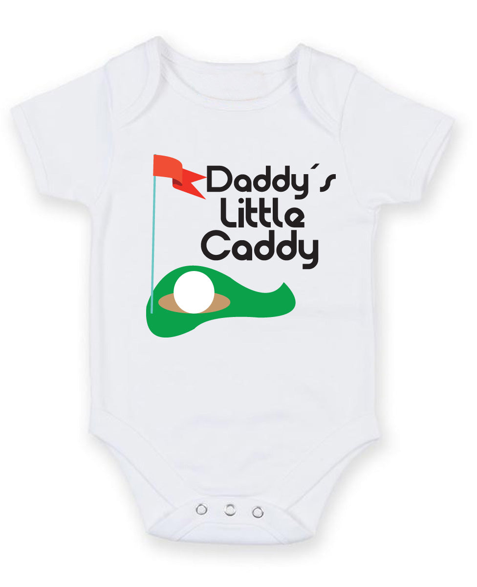 Daddy's Little Caddy Golf Baby Grow Bodysuit