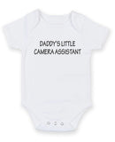 Daddy's Little Camera Assistant Personalised Baby Boy Girl Unisex Short Sleeve Bodysuit