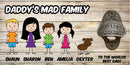 Daddy - Best Fathers Day gift ever. Personalised Daddy Family Bar Man Cave Bottle opener