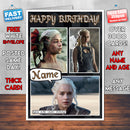 Daenerys Targaryen Personalised INSPIRED STYLE Game Of Thrones Birthday Card New 2017